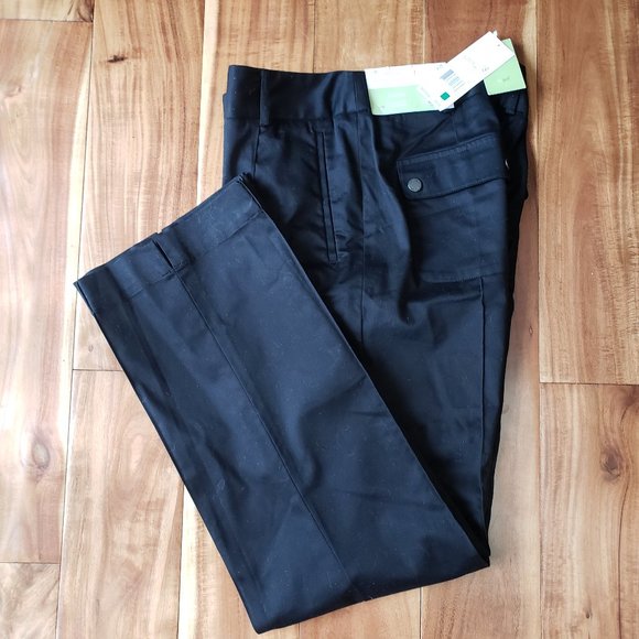 NWT Liz Golf "Audra Stretch Black Pants Size 8 (T6) - Picture 1 of 5